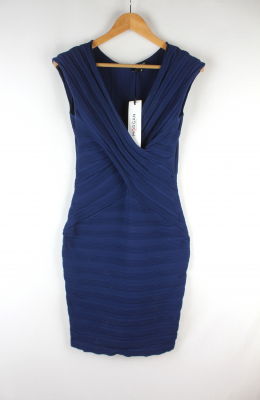 Vestido bodycon azul marino morgan