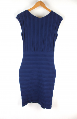 Vestido bodycon azul marino morgan