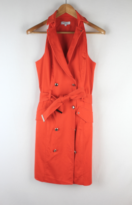 Vestido blazer naranja morgan