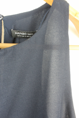 top halter azul mango