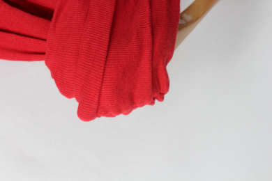 camiseta bardot rojo zara