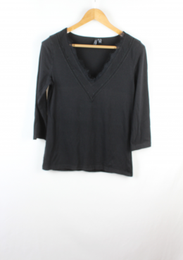 camiseta con encaje vero moda