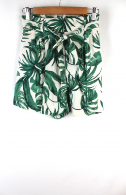 shorts estampado tropical verde hm