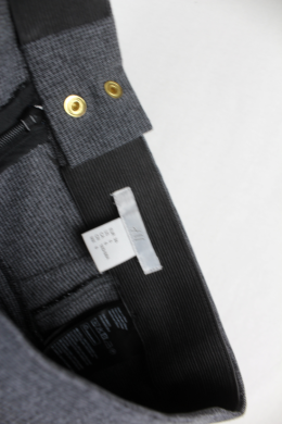 Pantalon cuadros gris hm