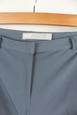 pantalon basico gris asos