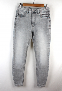 vaquero Skinny High gris divided