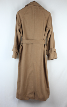 Gabardina paño marron hm