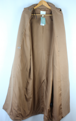 Gabardina paño marron hm