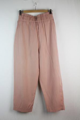 pantalon pinzas rosa zara xl/44-46