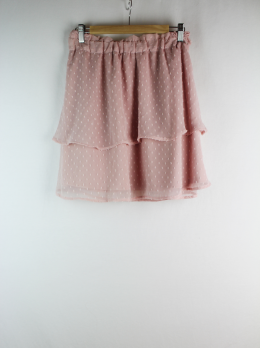 falda plumeti rosa hm XL