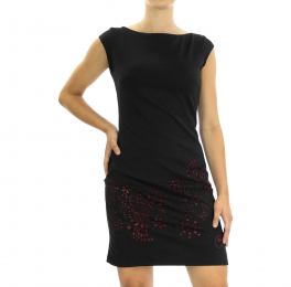 vestido negro desifual S