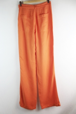 pantalon lyocell naranja zara s