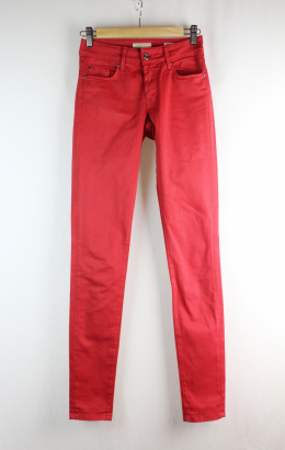 jeans skinny colette rojo salsa 34