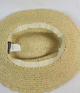 sombrero de fibra vegetal
