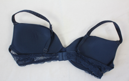 Sujetador satinado azul mango