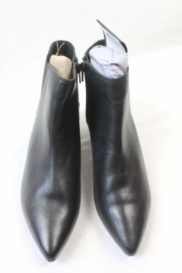 Botines piel negro cortefiel