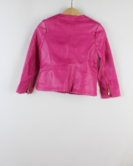 Chaqueta niña efecto piel Mayoral