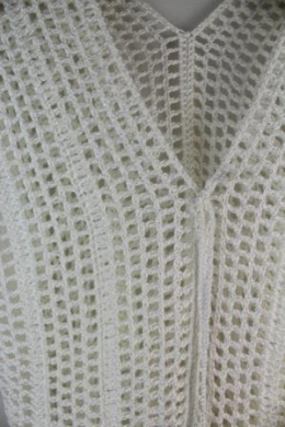 vestido playero crochet m/l