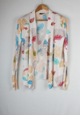 chaqueta punto estampada surkana 