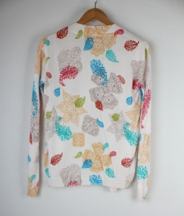 chaqueta punto estampada surkana 