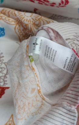 chaqueta punto estampada surkana 