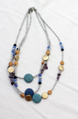 collar resina multicolor