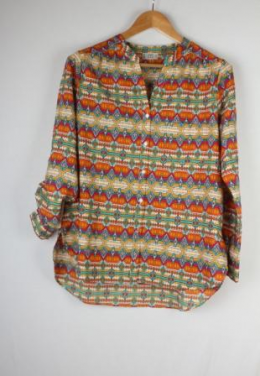 camisa estampada milano
