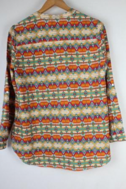 camisa estampada milano