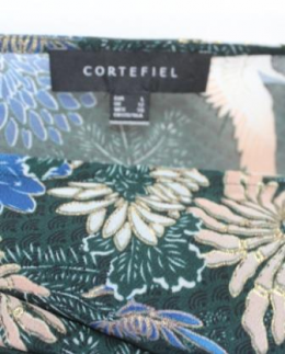 blusa estampada cortefiel