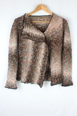 chaqueta punto jaspeada