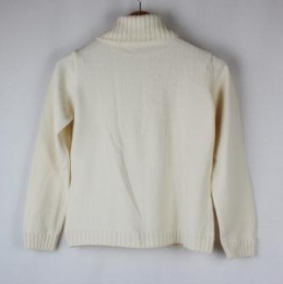 jersey cuello alto marfil
