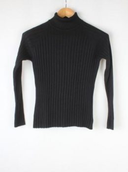 jersey punto canale negro