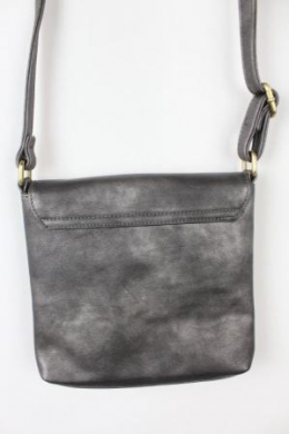 bolso efecto piel con tachuelas gris surkana
