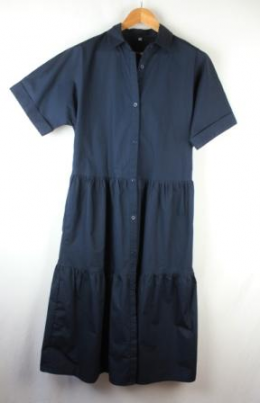 vestido camisero azul marino