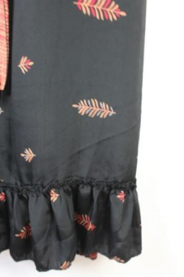vestido largo estampado seda numa boa