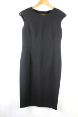 vestido basico negro zara
