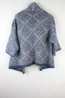cardigan tipo kimono lana bluton
