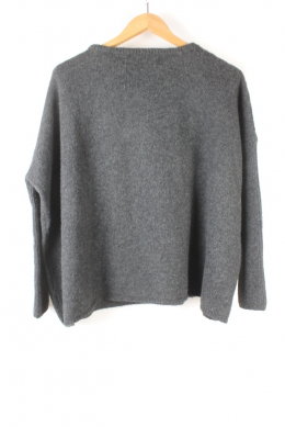 jersey punto zodiacos gris zara