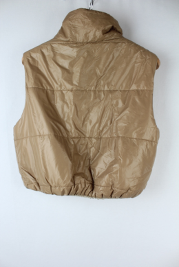 chaleco acolchado marron cappo elas