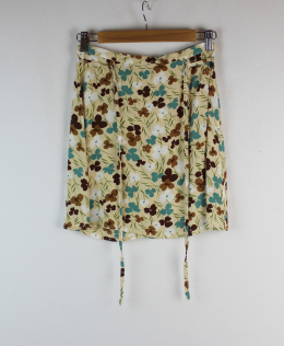 mini falda floral zara 34