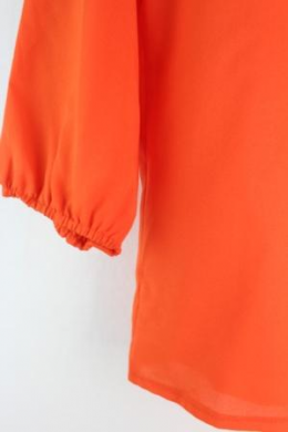 blusa naranja lazo