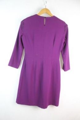 vestido morado pedreria pedro del hierro 38