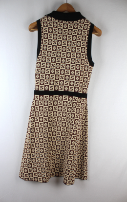 vestido punto logotipos sandro