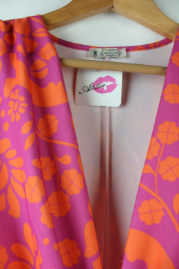 Vestido punto estampado sazalaxa