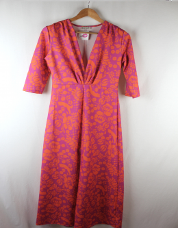 Vestido punto estampado sazalaxa