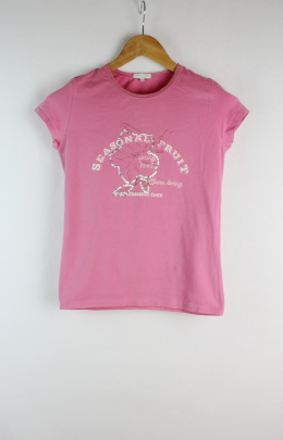 camiseta mc rosa massimo dutti s