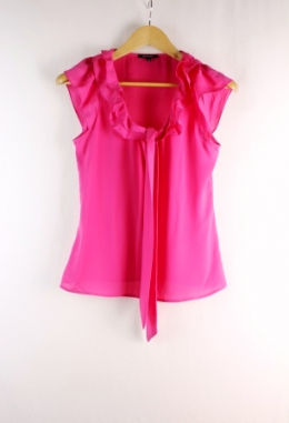 blusa volantes rosa morgan 36