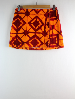 falda pana naranja custo barcelona 38