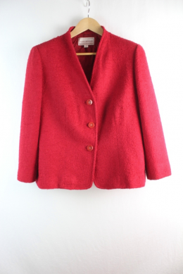 chaqueta tweed rojo gloria estellés 52