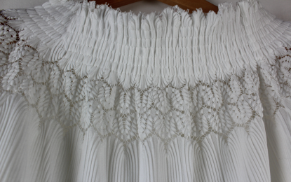 blusa encaje blanco chicwish